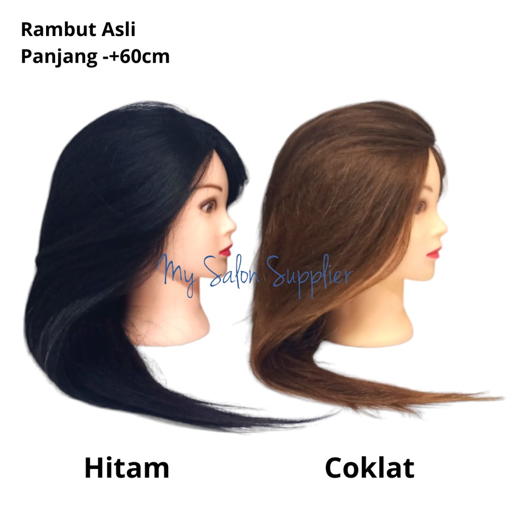 Jual Manekin Patung Kepala / Potong / Rambut Asli Shopee Indonesia
