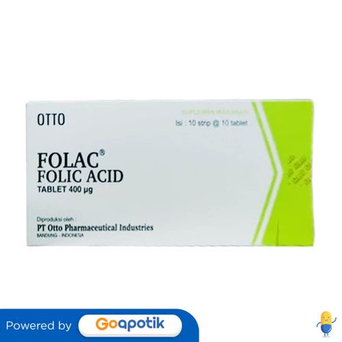 Jual Folac 400 Mcg Box 100 Tablet | Shopee Indonesia