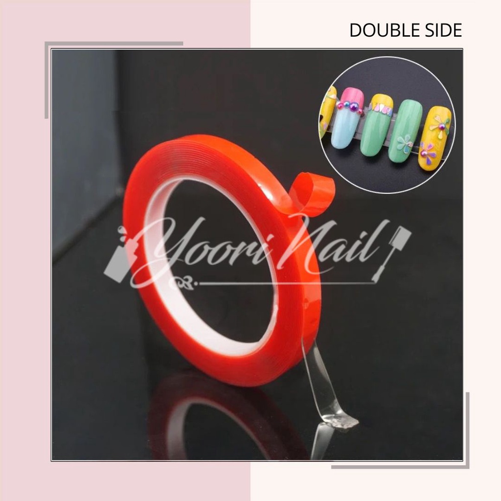 Jual Double sided nail tape double side perekat kuku palsu display