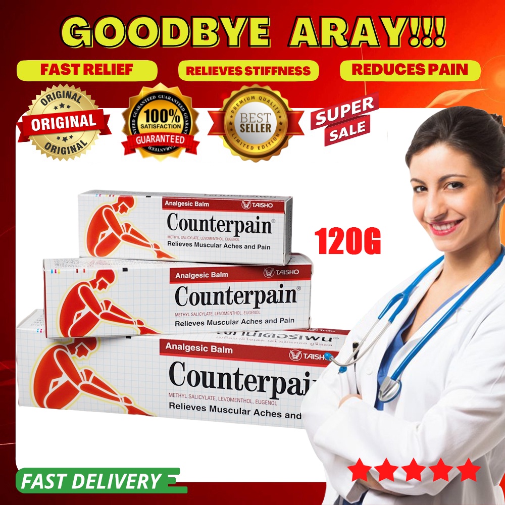 Jual TAISHO Counterpain Cream Gr Thailand Hot Krim Analgesic Untuk Mengobati Encok Nyeri