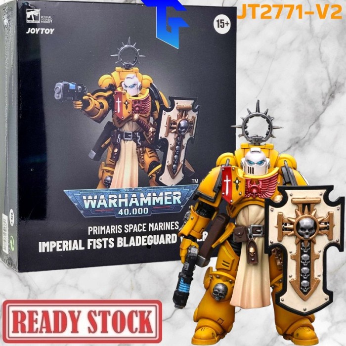 Warhammer 40k – Dadi Imperial Fists Primaris Space Marine 10a Edizione, Nuovi In Prevendita