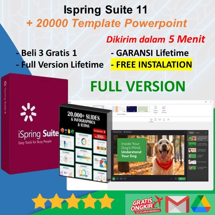 Jual Ispring Suite 11 1 2 Pro Aplikasi Apk Pembelajaran Berbasis Web Materi Untuk PPT Power