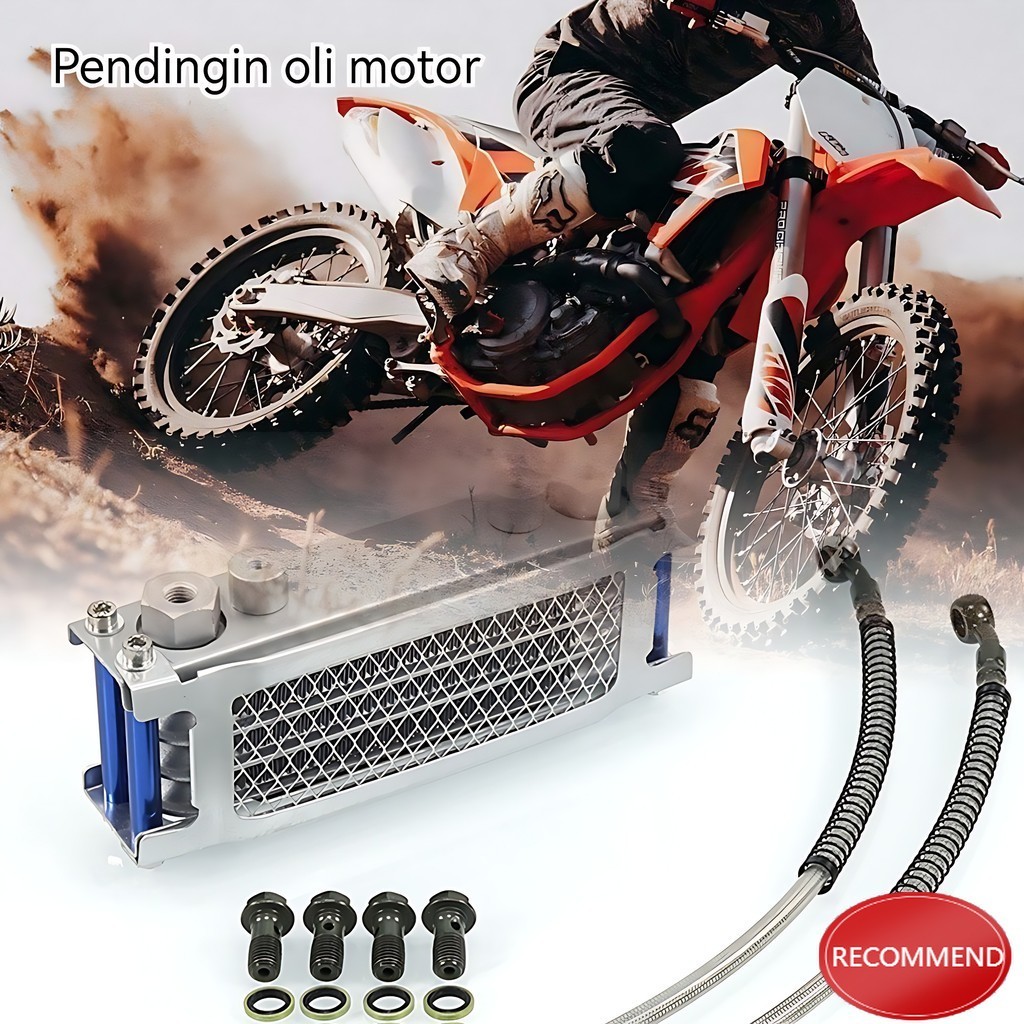 Jual Engine Oil Cooler Radiator Untuk Motor 50-140cc Pengganti Radiator ...