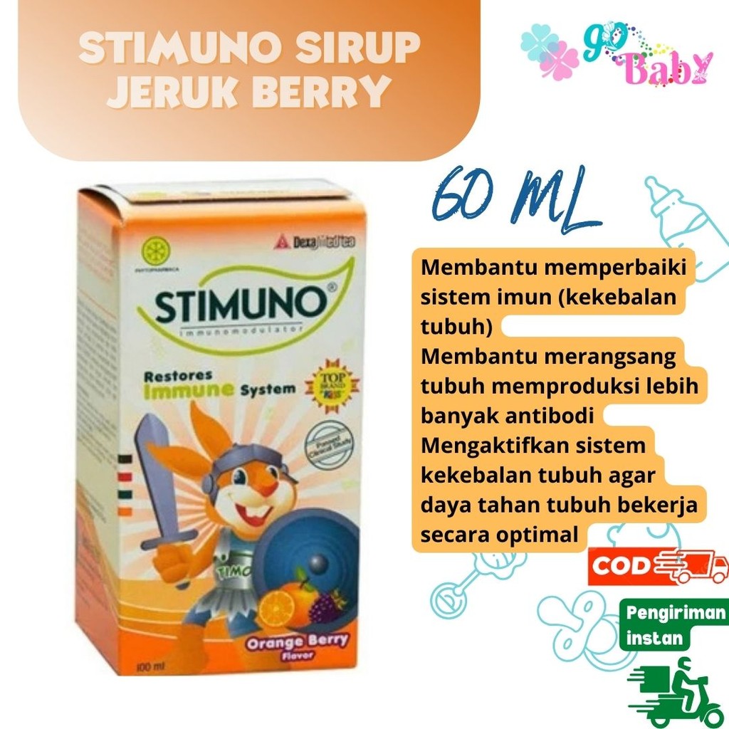 Jual Stimuno Sirup 60ml - Menjaga Daya Tahan Tubuh Anak | Shopee Indonesia