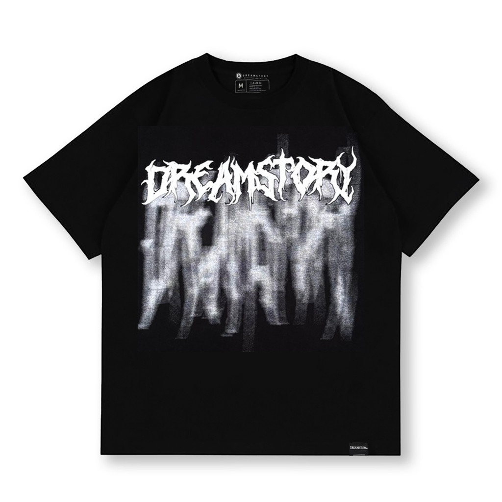 DREAM STORY - T-Shirt Oversize DARK Cotton Combed 20s Kaos Pria Tee Oversize Premium Kaos Cowok Tebal Kaos Distro Cowok
