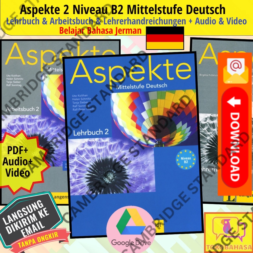 Jual BELI 3 BONUS 1 [file] Aspekte 2 Niveau B2 Mittelstufe Deutsch ...