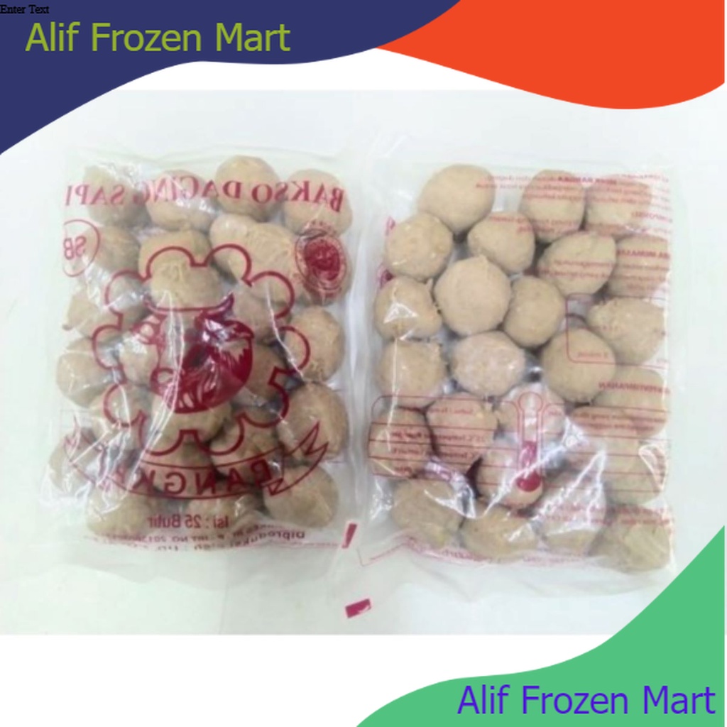 Jual Bakso Daging Sapi Isi 25 Cap Bangka 310gr Alif Frozen Mart