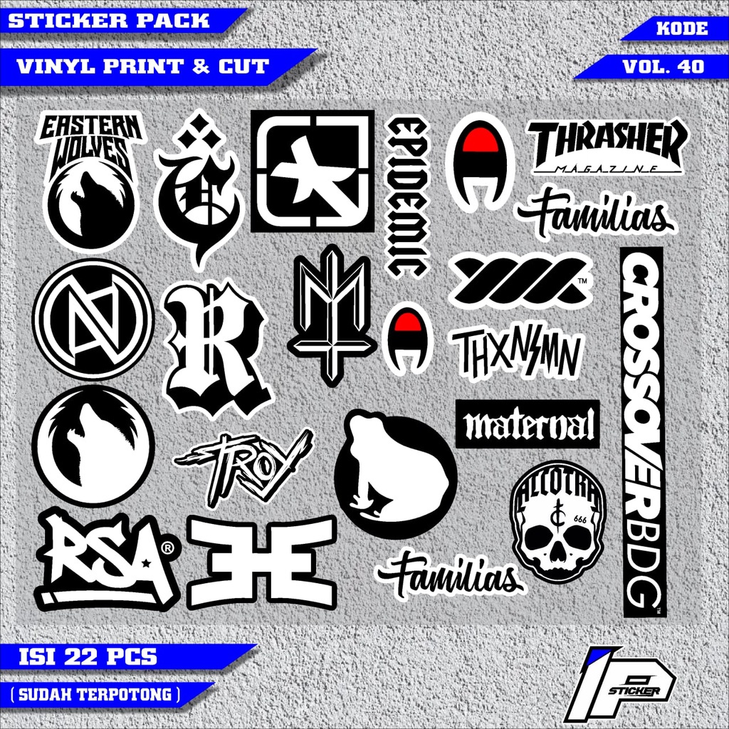 Jual STICKER RACING / STIKER PACK KATA KATA / STIKER MOTOR / STICKER ...