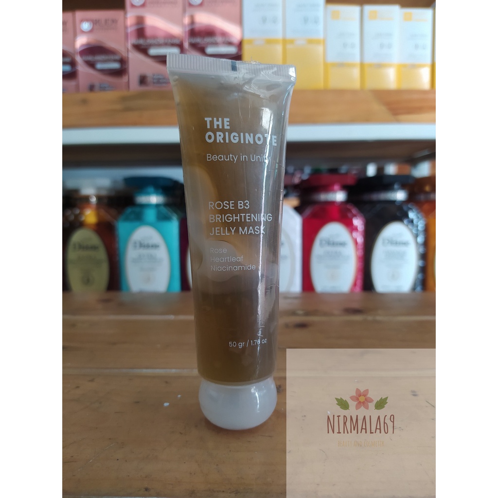 Jual THE ORIGINOTE ROSE B3 BRIGHTENING JELLY MASK 50gr/masker wajah ...