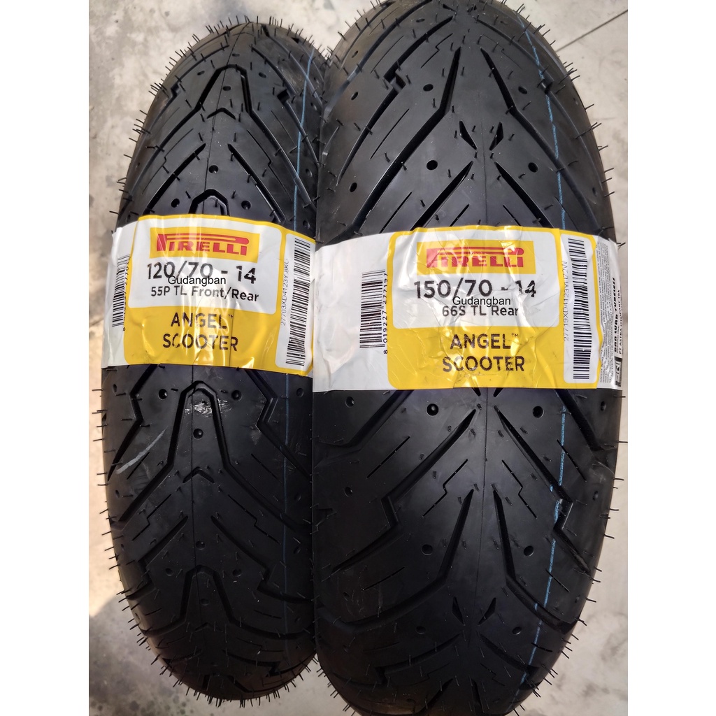 Pneumatico Pirelli Angel Scooter 120/70-14 55P TL - Per Scooter E Motocicli, Sportivo, Tubeless, Nuovo