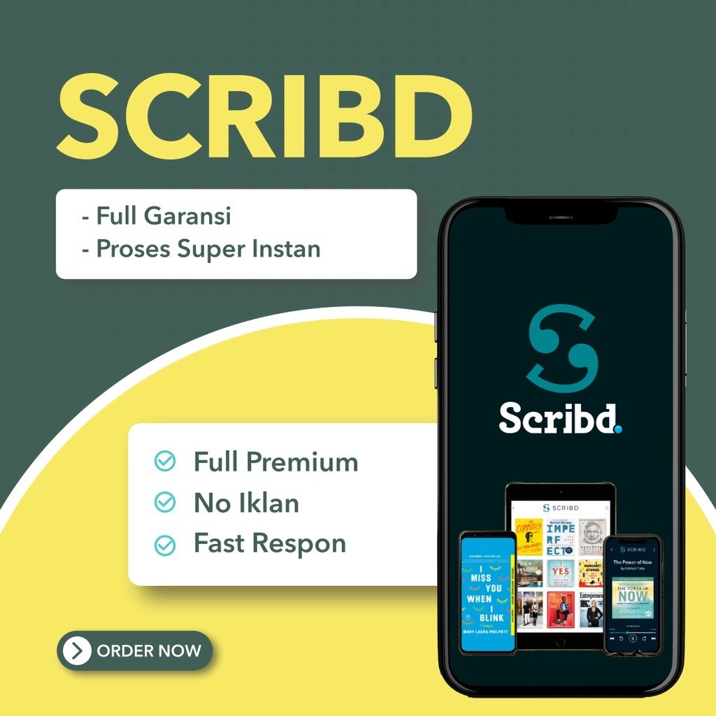 Jual Scribd | Scribd Lifetime | Scribd Unlimited | Scribd 1 Tahun ...