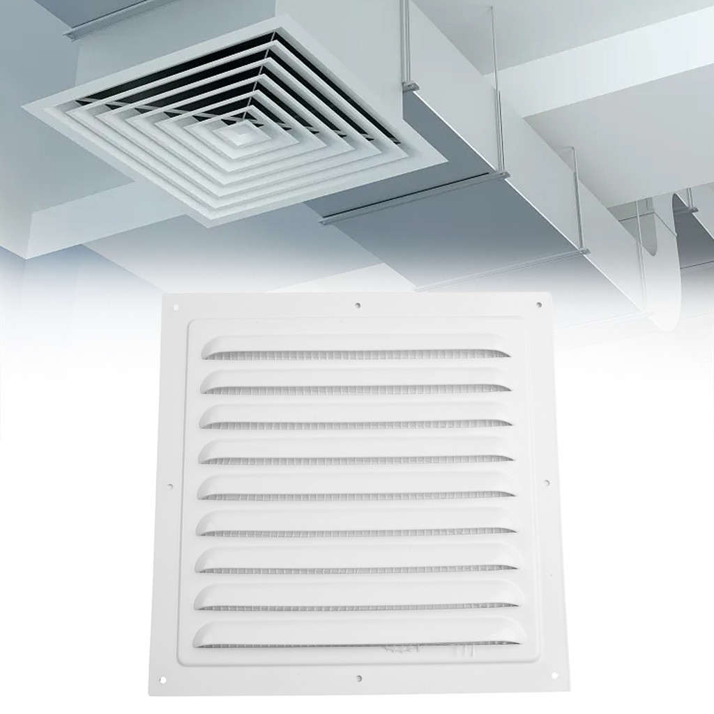 Jual 1pc 100-400mm Air Vent Grille Ventilation Cover Metal Square Vent ...