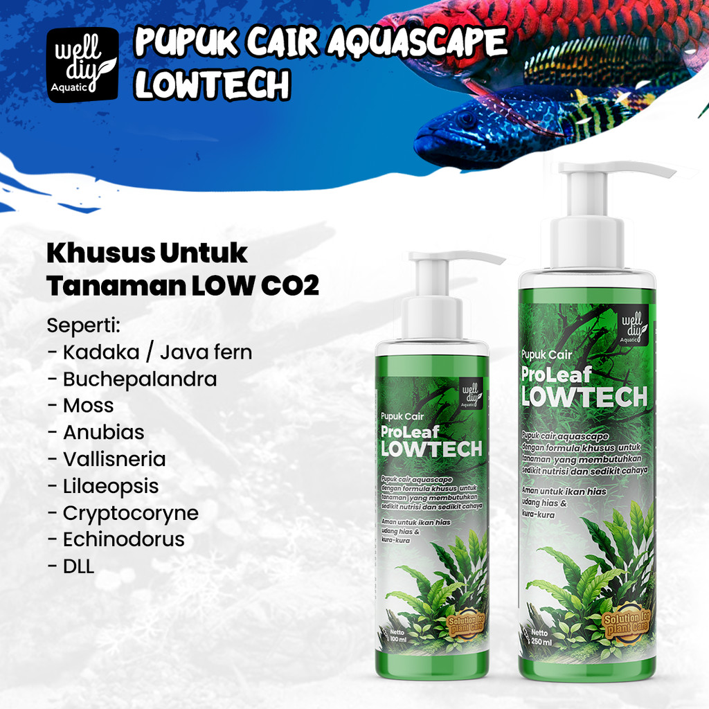 Pupuk Cair Aquascape ProLeaf LOW TECH 100ml 250ml
