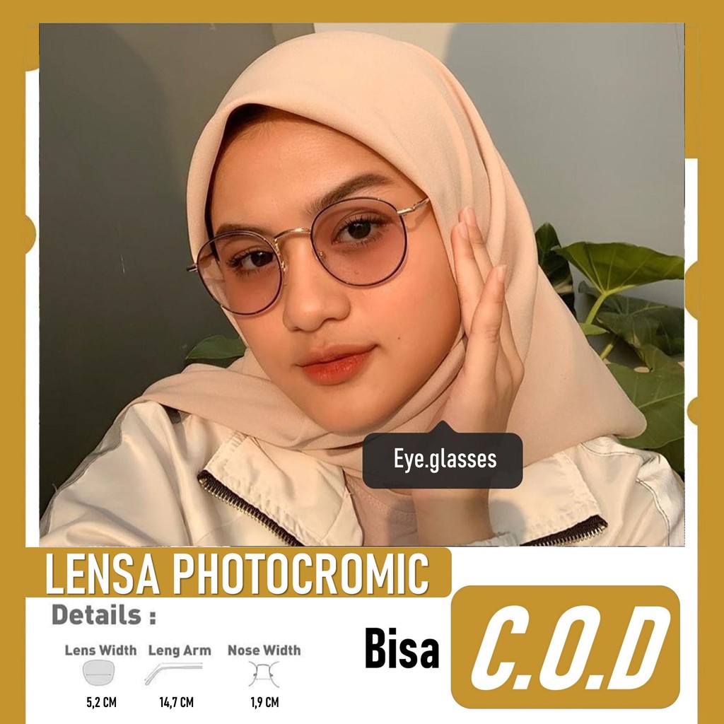 Jual Kacamata 8213 Paket Lensa Photocromic Gratis Lensa Minus Dan ...