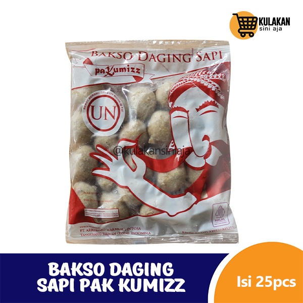 Jual Bakso Daging Sapi Pak Kumizz Isi 25pcs | Shopee Indonesia