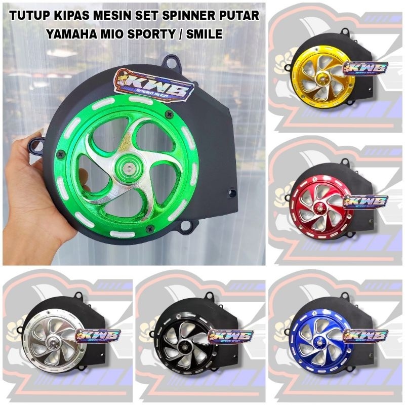 Jual Tutup Cover Kipas Mesin Set Spinner Putar Almunium Pnp Yamaha Mio