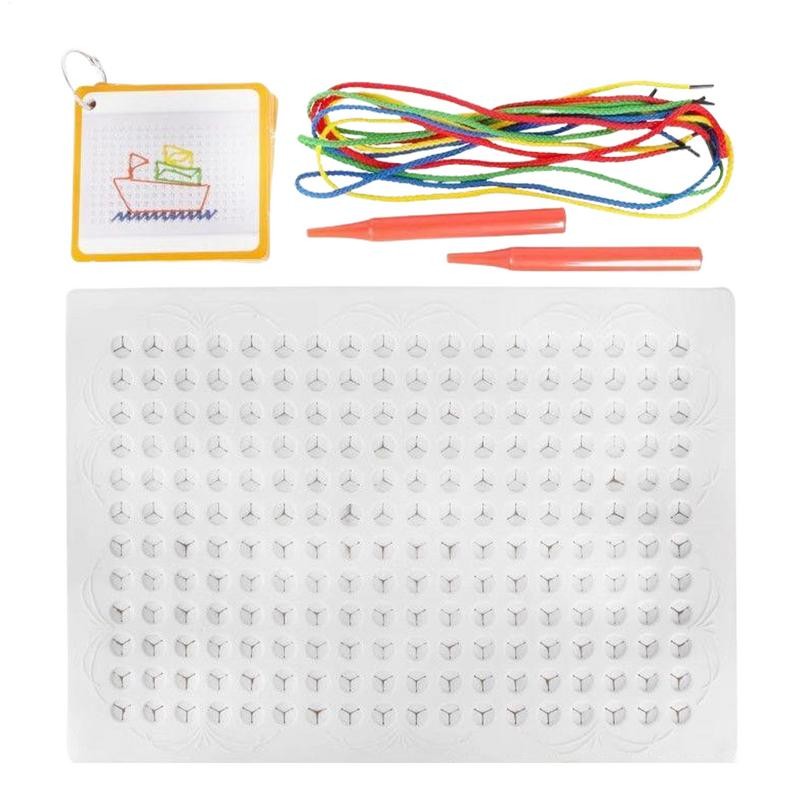 Jual String Braided Drawing Board Colorful String Art Kit Craft Art ...