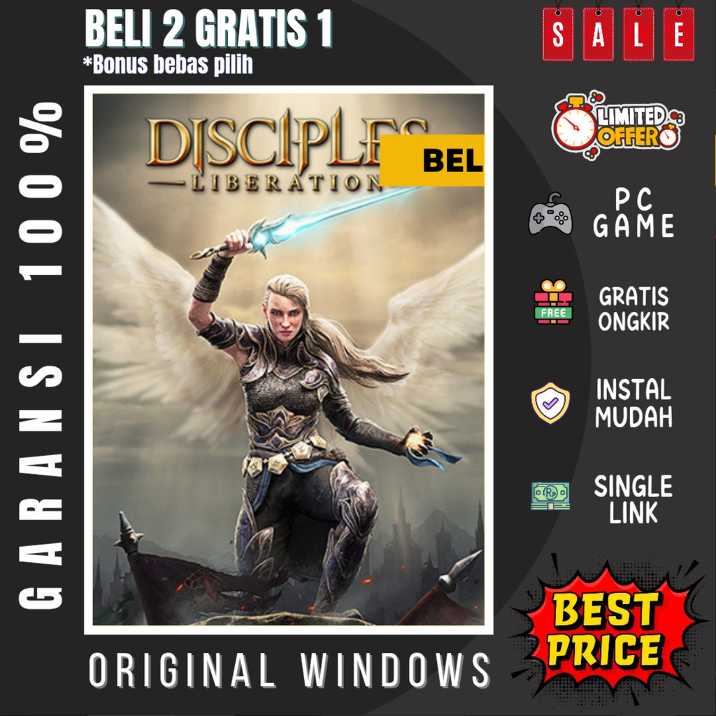 Jual DISCIPLES LIBERATION GOG EDITION - GAME PC - GAME LAPTOP - PC ...