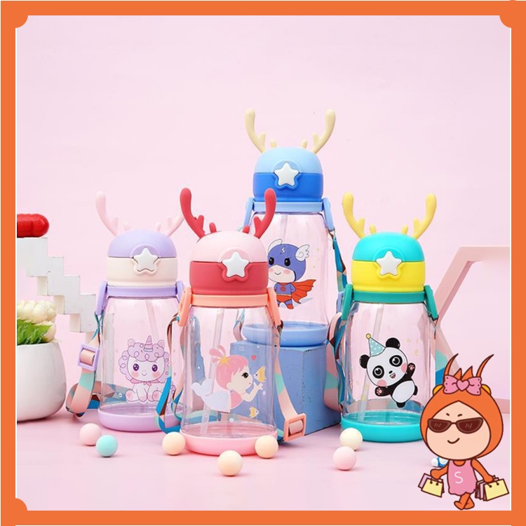 Jual Reseller Welcome - Bo5928 Botol Minum Anak Model Tanduk Rusa Lucu ...