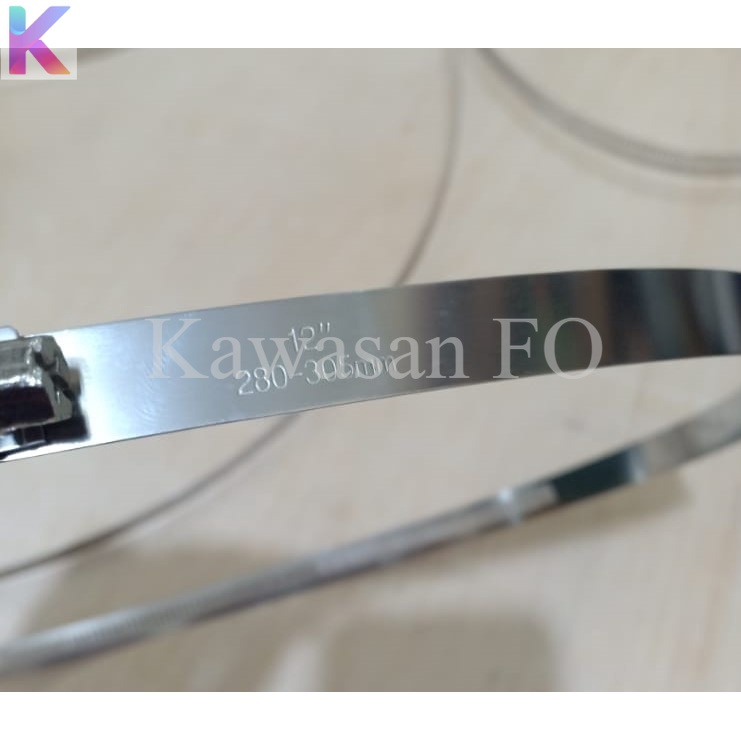 Jual Klem Ring Cincin/Clamring Fat besi pengikat odp Fiber Optik / Hose ...