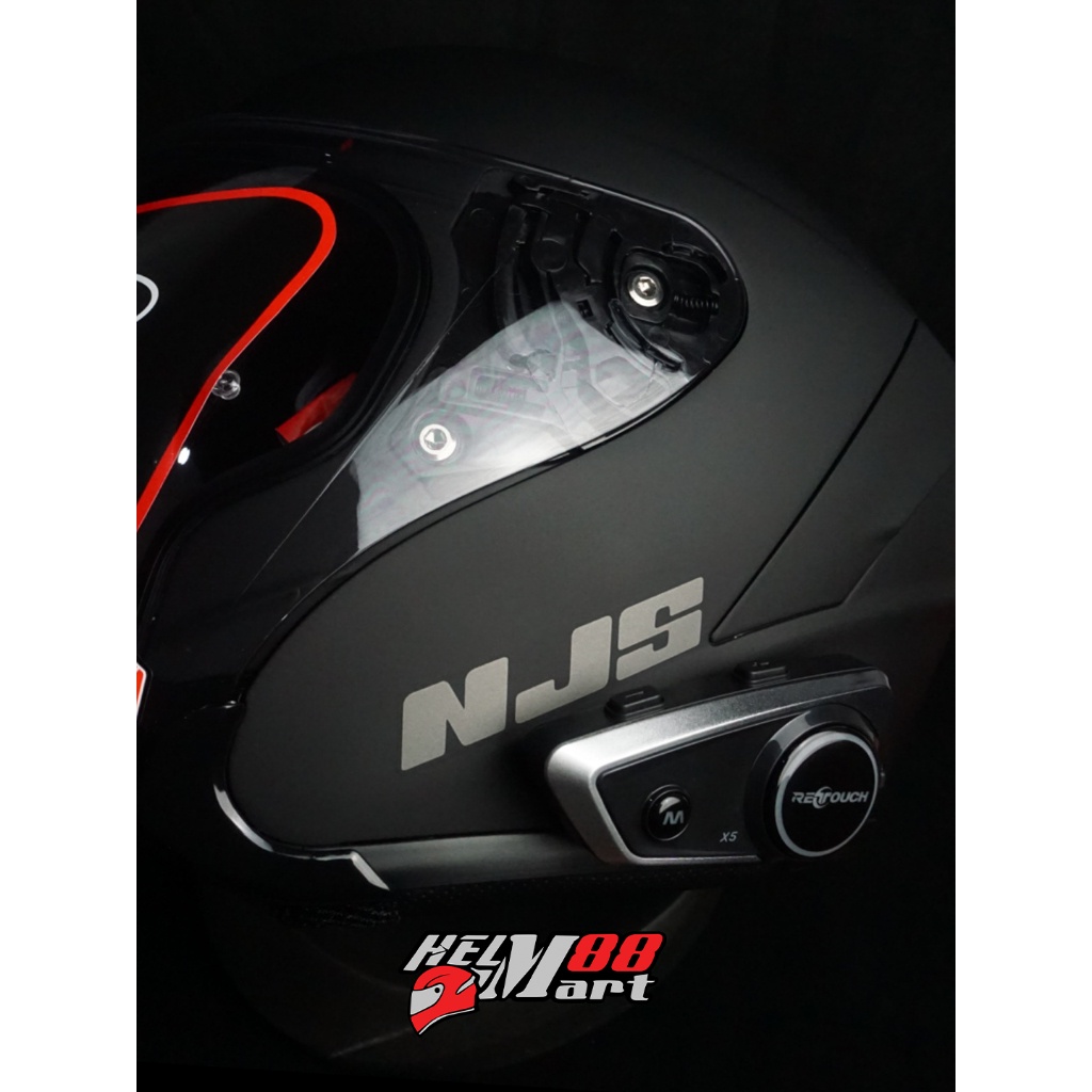 Jual Helm NJS KAIROZ Interkom X5 Paket Helm Intercom Shopee Indonesia