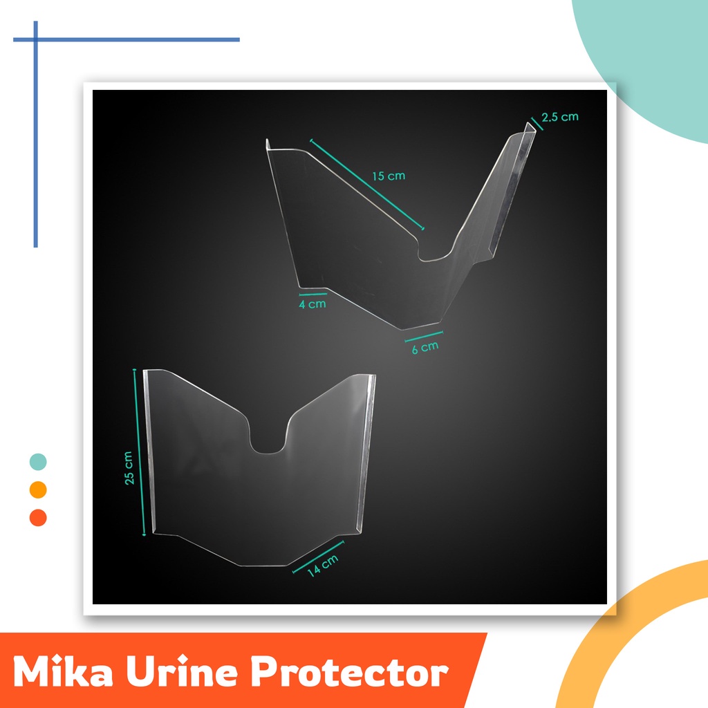 Jual AMN - Mika Urine Protector / Sekat Akrilik Toilet/ Sekat Urine ...