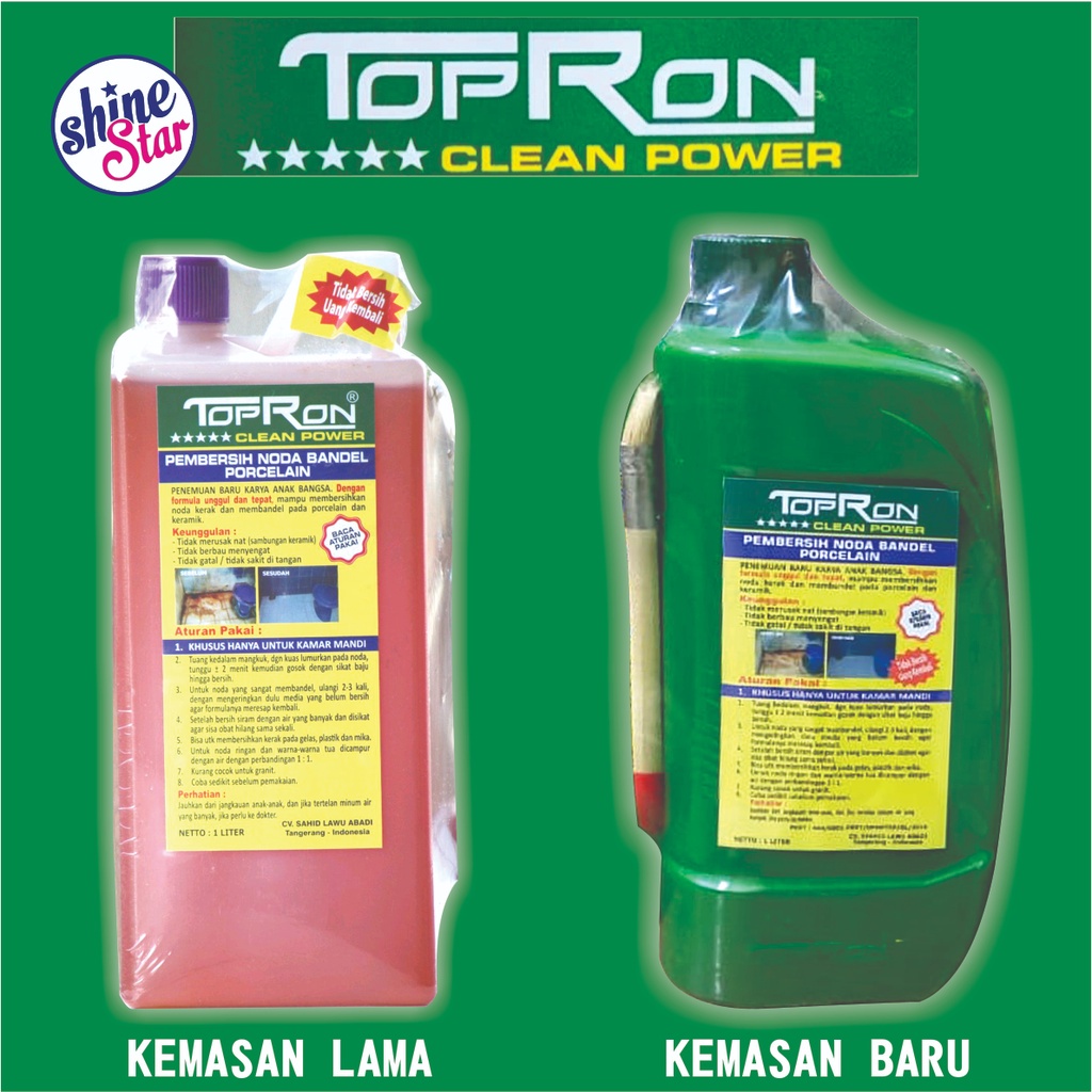 Jual Topron Clean Power Original 100% Pembersih Kerak Kamar Mandi ...