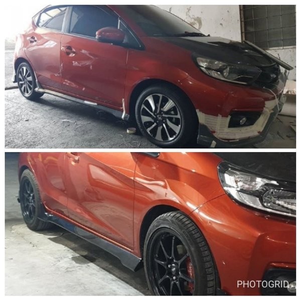 Jual Bodykit Samping All New Honda Brio Small Rs Concept Grtbodykit Shopee Indonesia