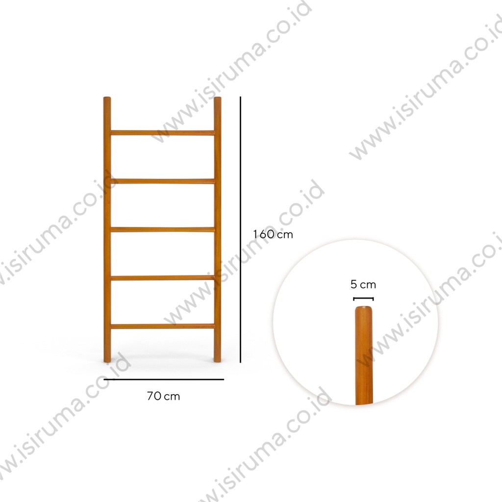 Jual Rak Tangga Kayu Gantungan Serbaguna POCKY WIDE LADDER - ISIRUMA ...