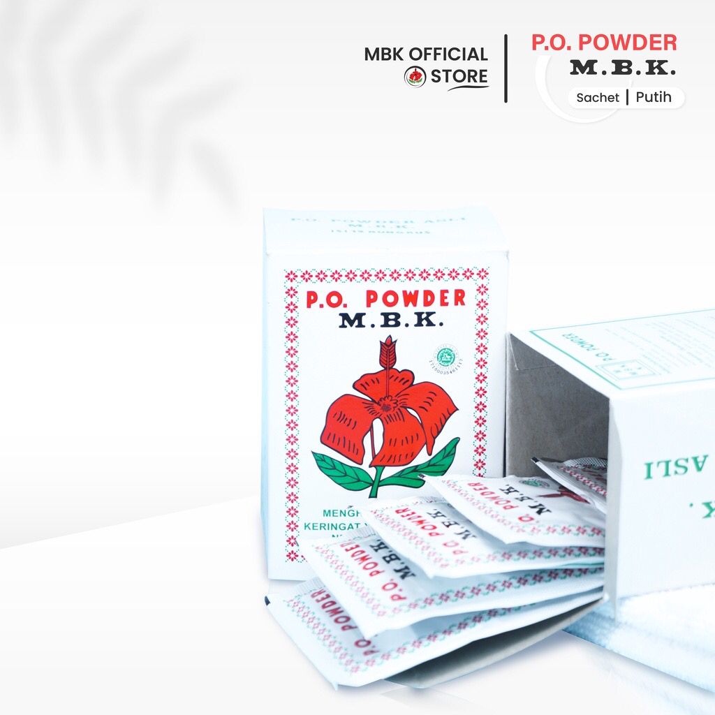 Jual MBK Powder Sachetan Silver/Putih - Deodorant Powder | Shopee Indonesia