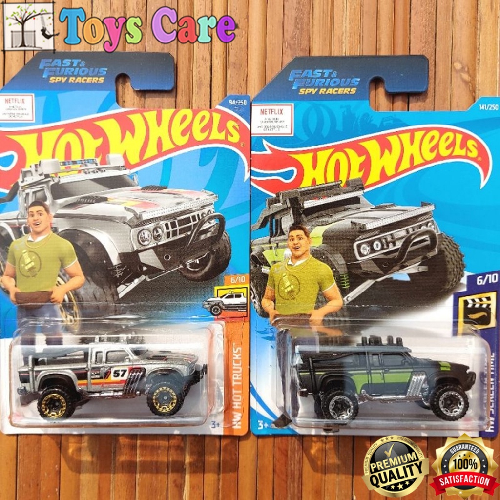 Hot Wheels Fast & Furious Spy Racers Baja Crawler - 1:64 Scale Diecast Car, Green, Netflix Series Inspired Toy Vehicle