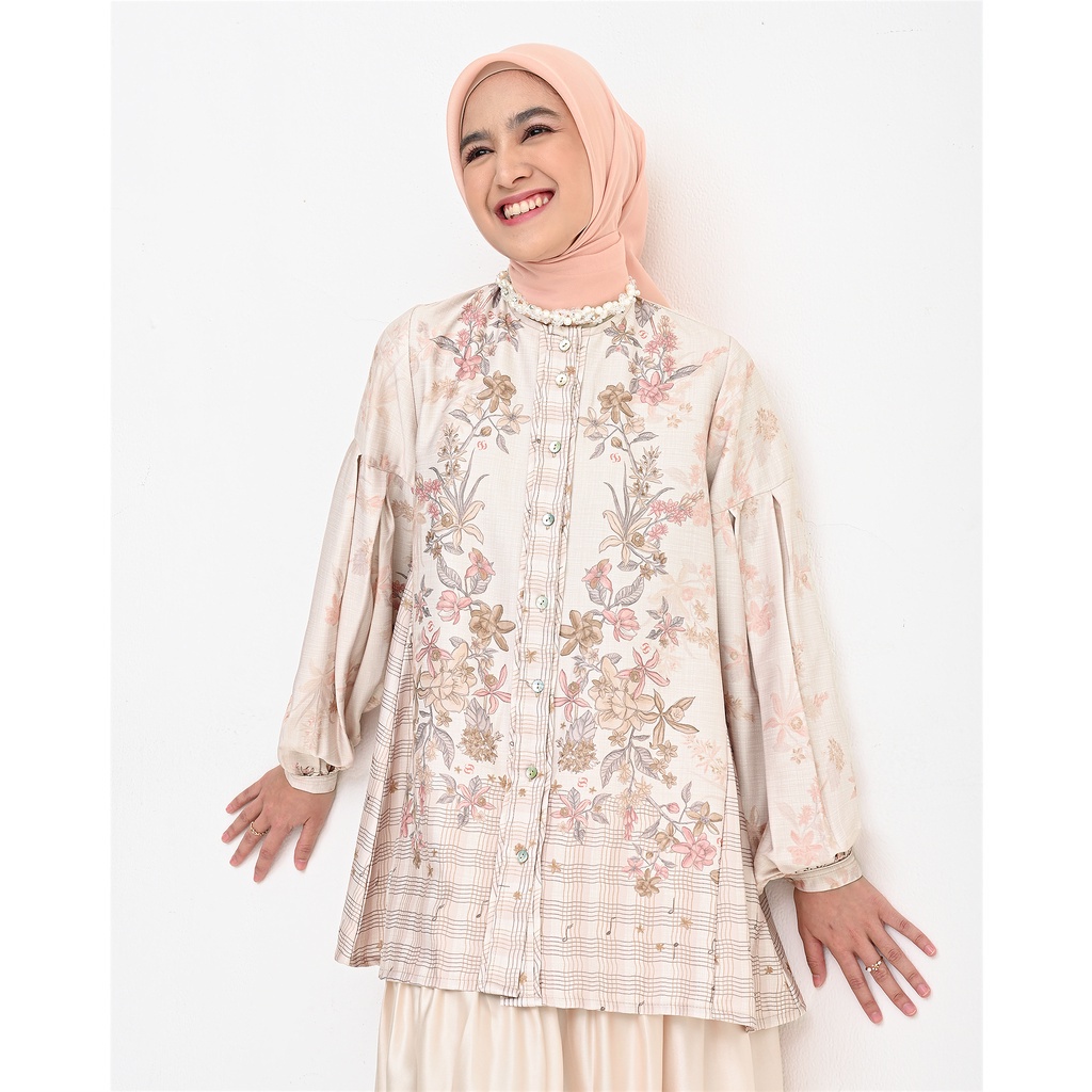 Jual Geulis Id X Cut Syifa SUZU SHIRT BLOUSE PRINTED ATASAN