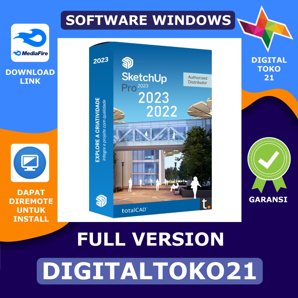 Jual SketchUp Pro 2023 2022 Full Version Software PC Komputer Laptop ...