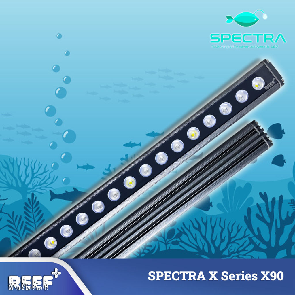 Jual Spectra X90 Lampu aquarium LED marine (wide spectrum) | Shopee ...