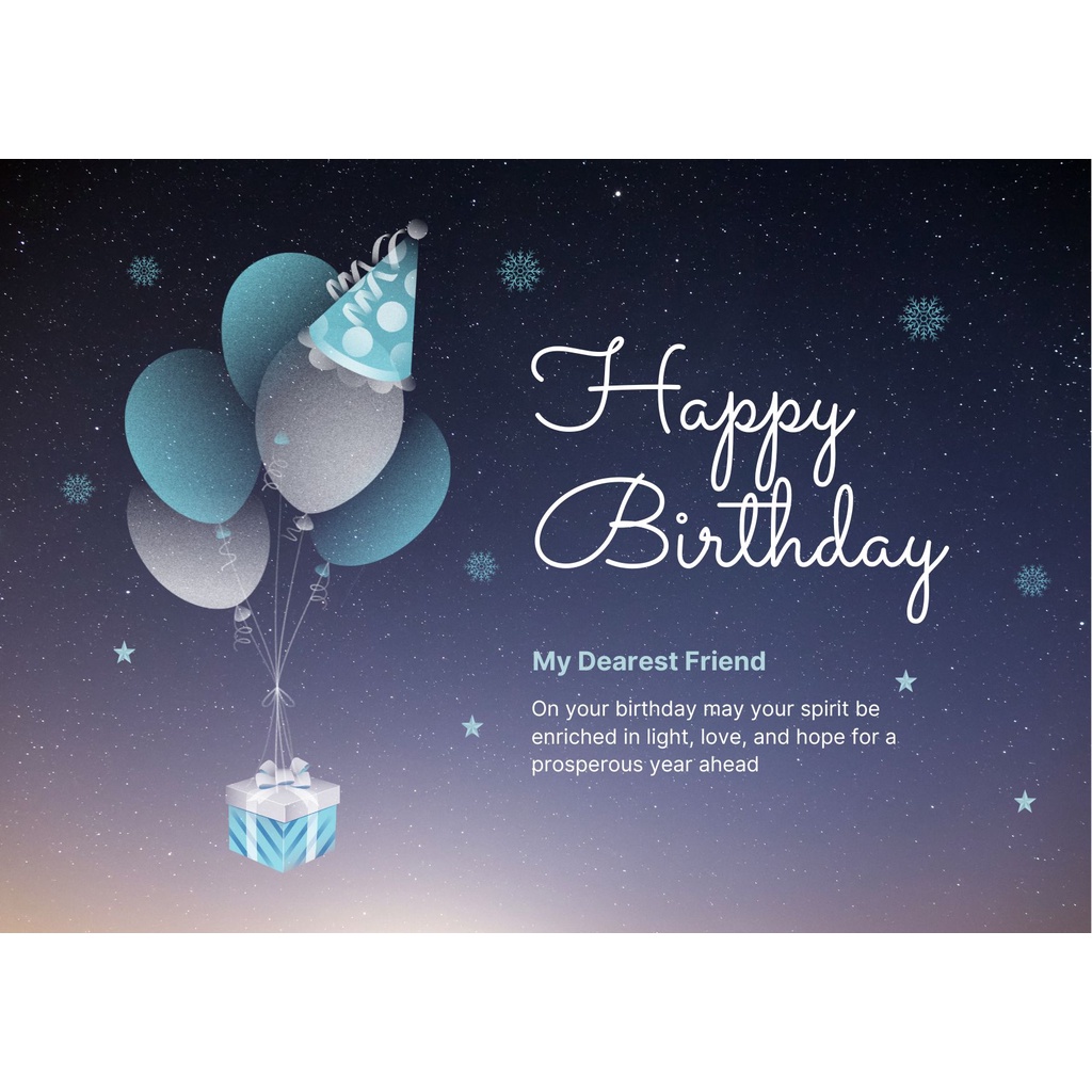 Jual EternalFashions Greeting Cards Happy Birthday Cards For Friends Kartu Ucapan Happy