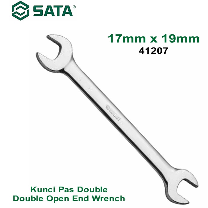 Jual SATA KUNCI DOUBLE PAS SATA 41207 DOUBLE OPEN END WRENCH 17MM X ...