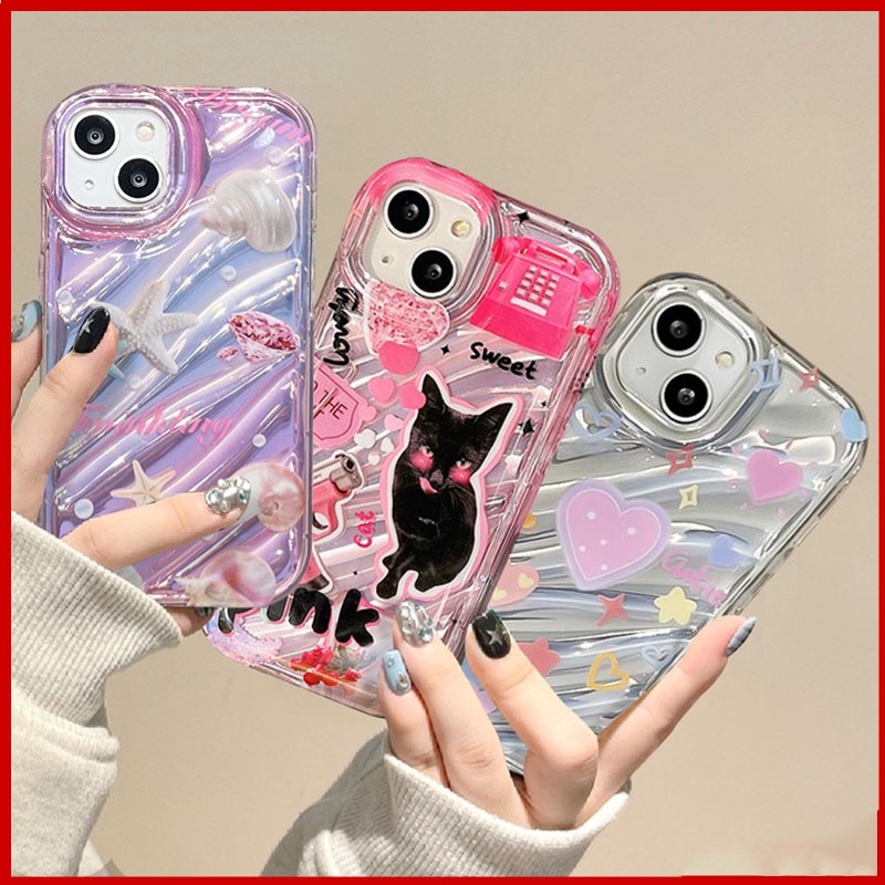 Jual HOT Casing Ponsel Laser Reflektif Transparan TPU Cangkang Lunak ...