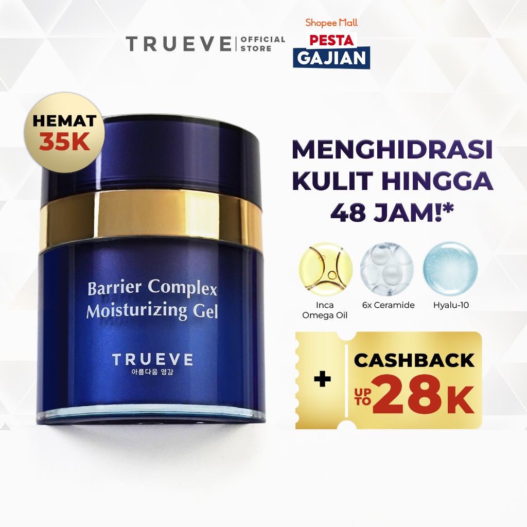Jual COD TRUEVE Barrier Complex Moisturizer Gel (6X Ceramide