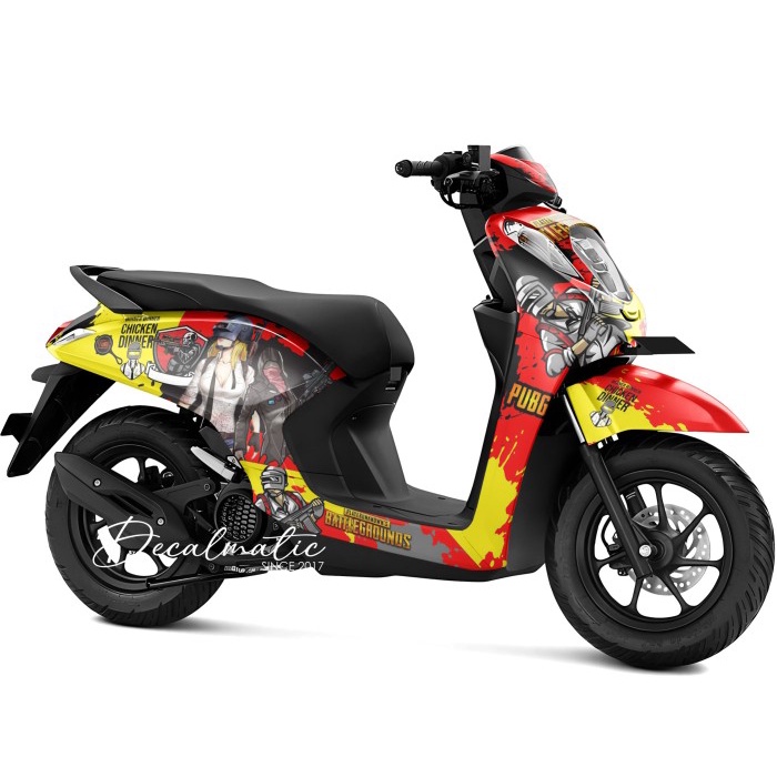 Jual Decal Stiker Full Body Honda Genio Pubg