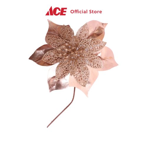 Jual Noelle 15 Cm Bunga Dekorasi Natal Christmas Flower Glitter