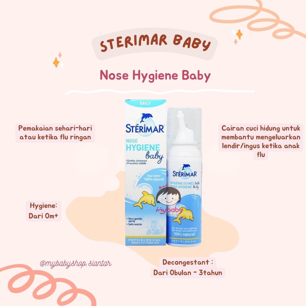 Jual Sterimar Baby Nasal Spray Pelega Hidung 50 mL Shopee Indonesia