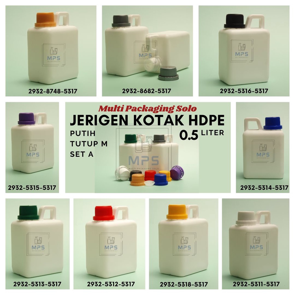 Jual Botol Jerigen L Kotak Dof Hdpe Neck Set A Jerigen Hdpe