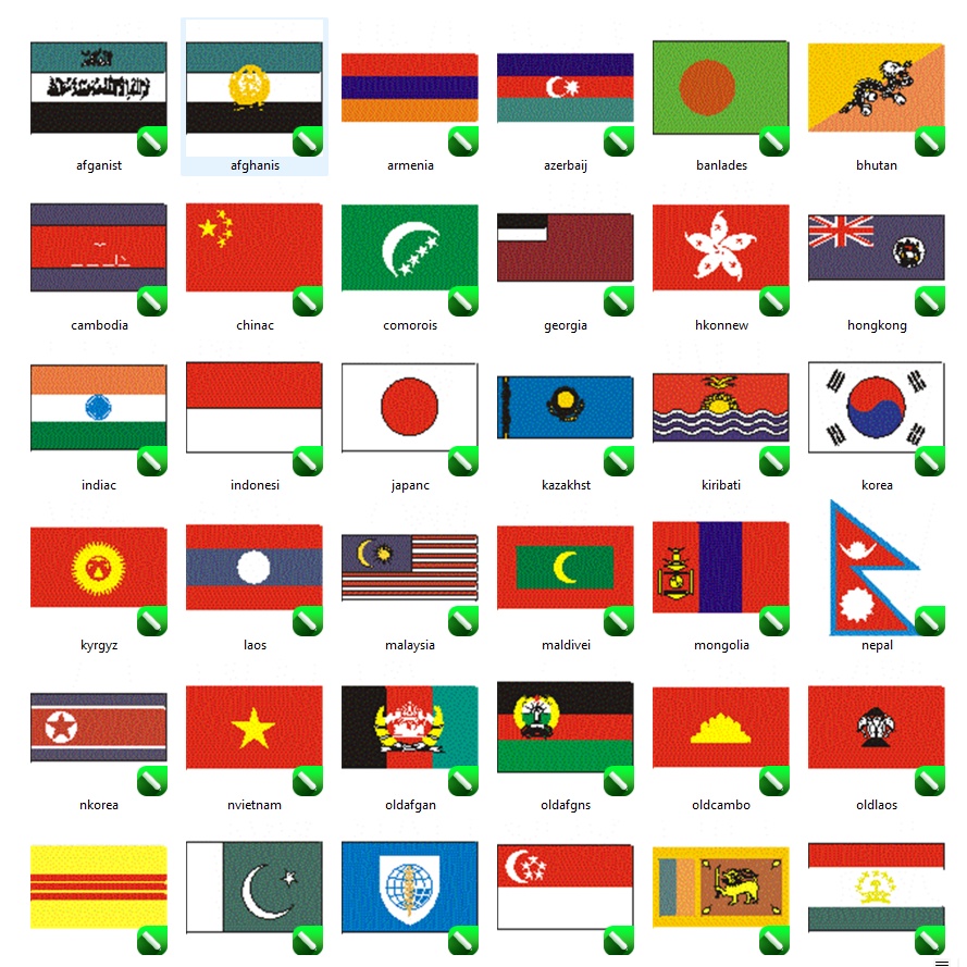 Jual 665 Flag Design Vector Collection CDR Files | Shopee Indonesia