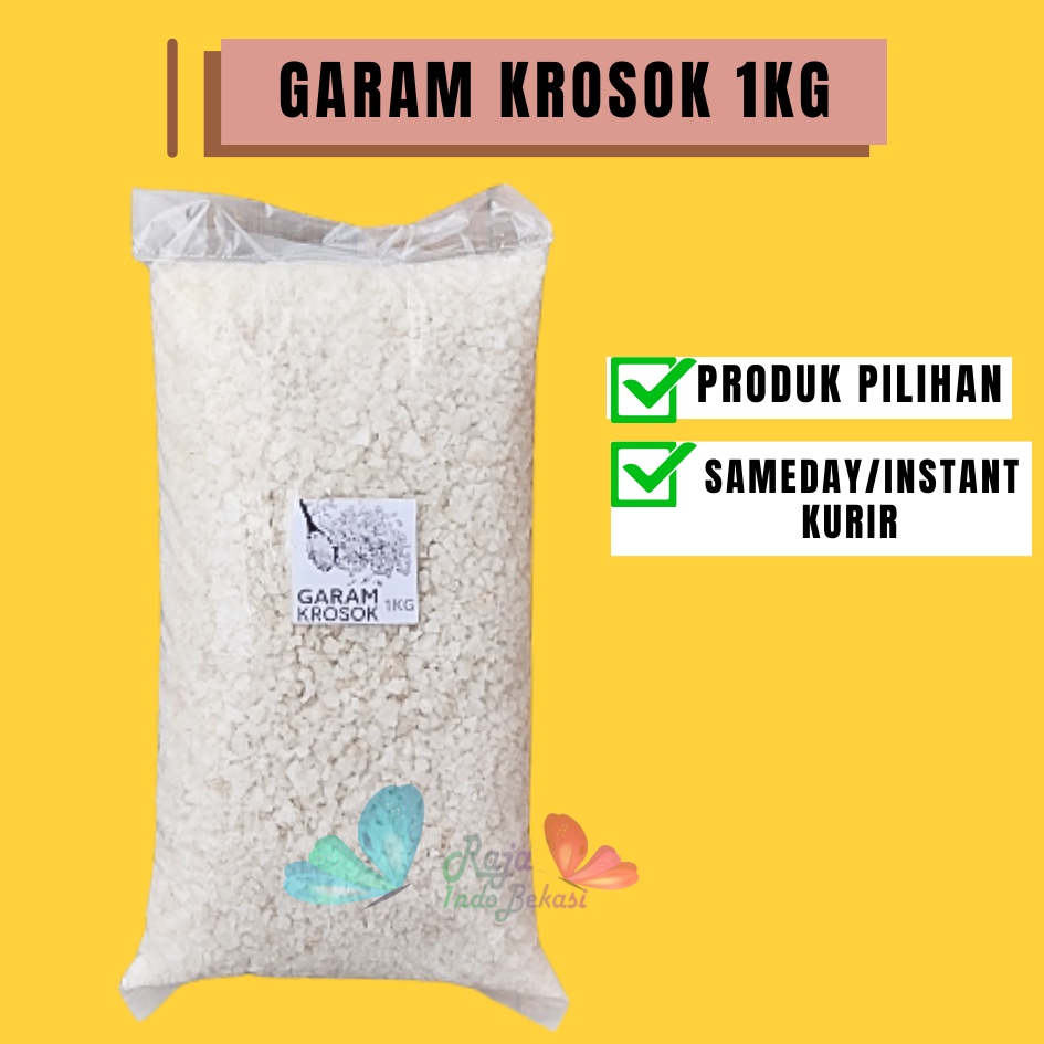 Jual Bersih Garam Krosok Pertanian 1 Kg Garam Kasar Natrium Cloride Shopee Indonesia 7944