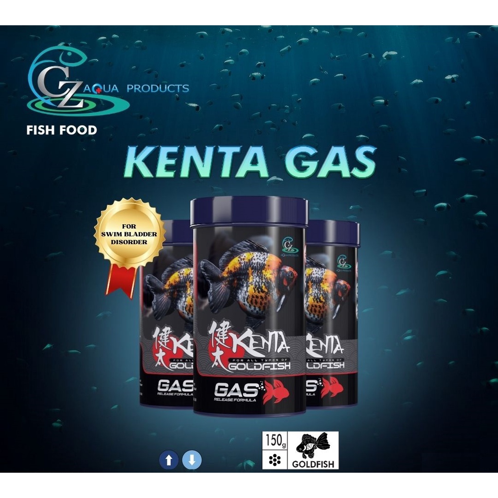 Jual KENTA Goldfish Food Gas Release Sinking Untuk Ikan Swim Bladder