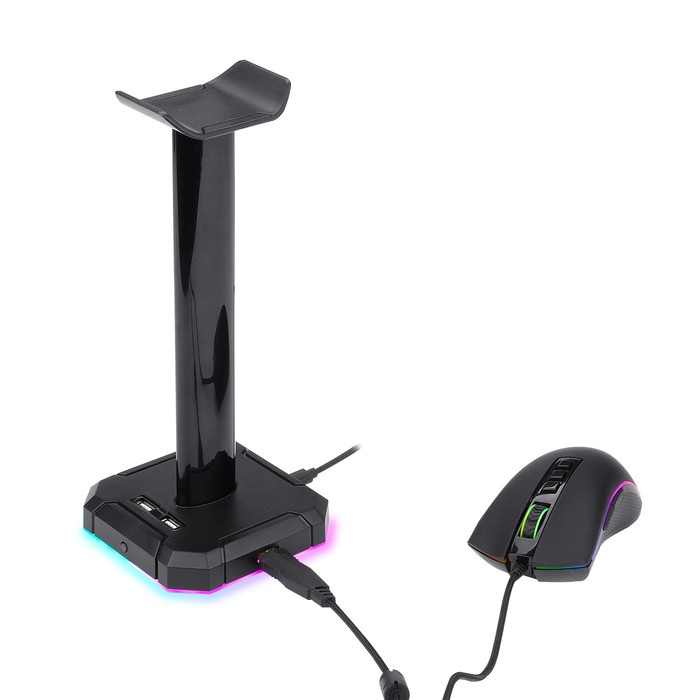 Jual REDRAGON Headset Stand with USB HUB RGB SCEPTER - HA300 | Shopee ...
