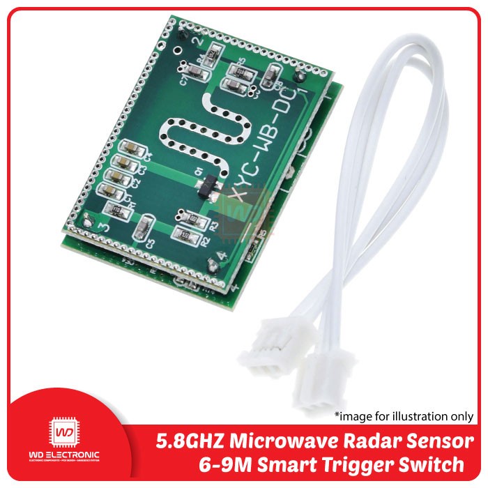 Jual 5.8GHZ Microwave Radar Sensor 6-9M Smart Trigger Switch module ...