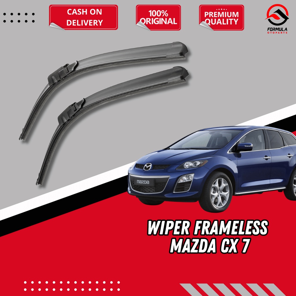 Jual Wiper Frameless Mobil Mazda Cx Set Kiri Dan Kanan Tanpa