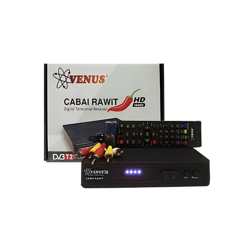 Jual SET TOP BOX TV DIGITAL VENUS CABE RAWIT lulus KOMINFO STB DVBT2 DIGITAL TV Shopee Indonesia