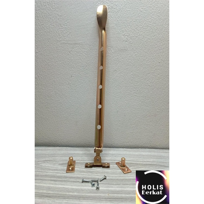 Jual RAMSKAR / LAMSKAR LUBANG PENAHAN JENDELA GOLD | Shopee Indonesia